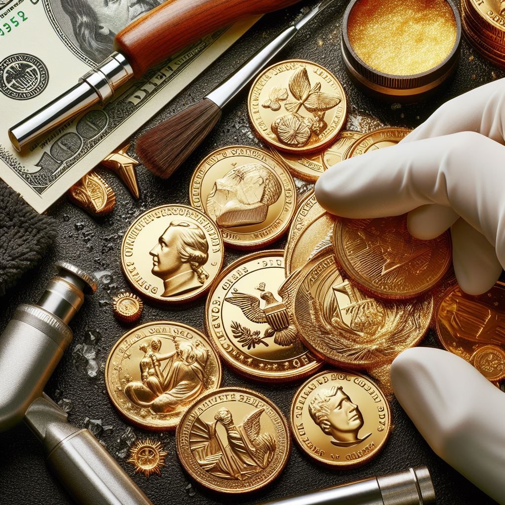 Как правильно чистить золотые монеты в домашних условиях фото